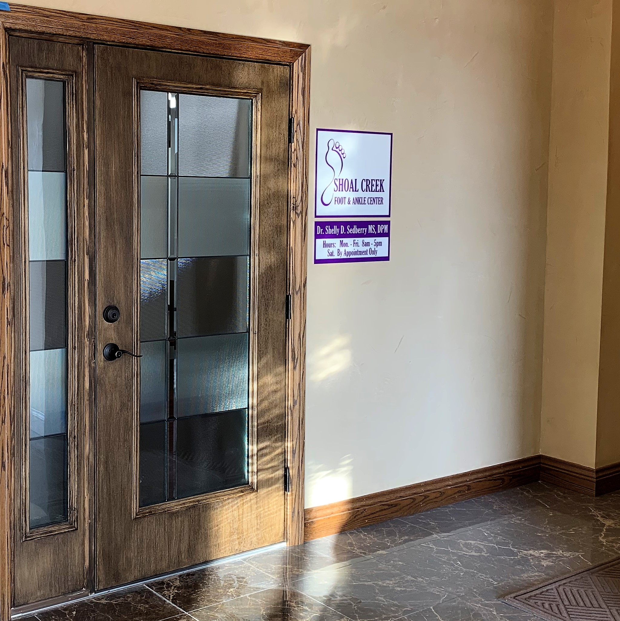 Shoal Creek Foot & Ankle Center, Building C, Suite 102